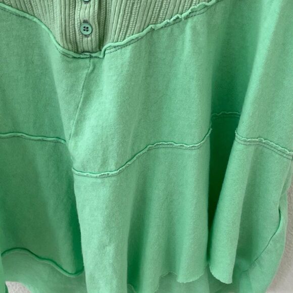 Urban Outfitters Cadie Henley Tank Top Green - Picture 4 of 15